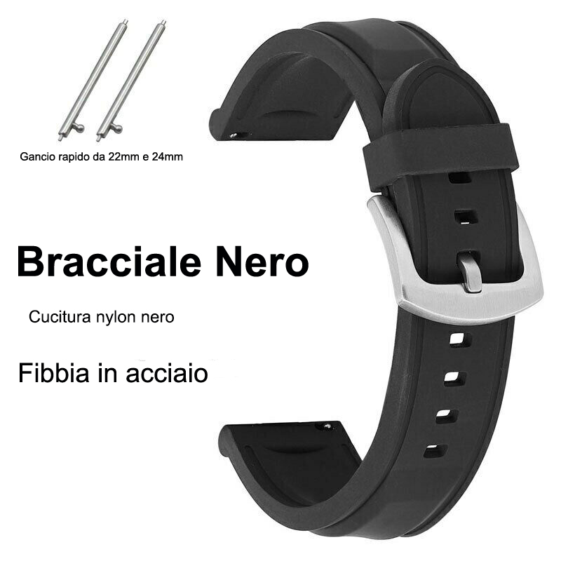 Cinturino per smartwatch impermeabile di silicone morbido